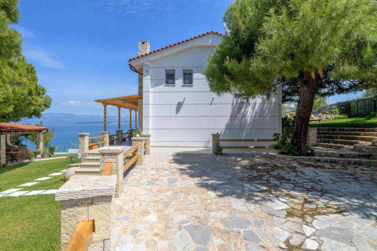 Crystal Beach Villa Chalkís Exterior foto